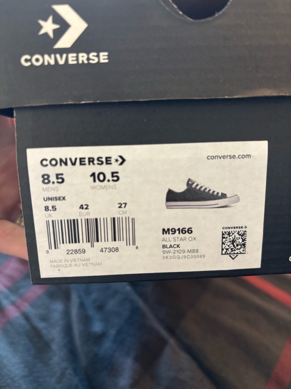 Converse All Star Ox Black Low Top Sneakers